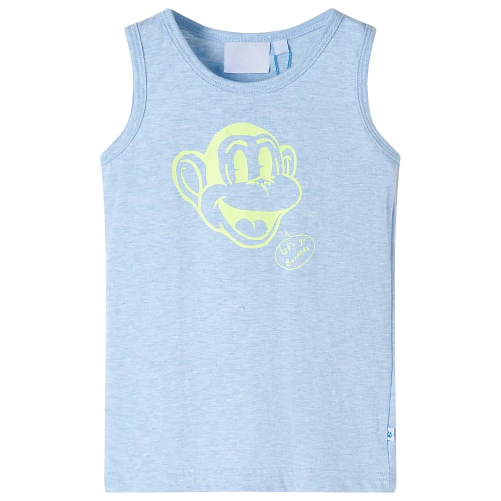 Vidaxl Children's Top 140 Bleu doux mélangé