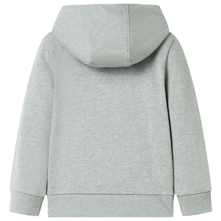 Vidaxl gilet pour enfants avec capuche et fermeture à glissière 92 mixte lichtkaki