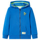 Vidaxl gilet pour enfants avec capuche et fermeture éclair 92 bleu