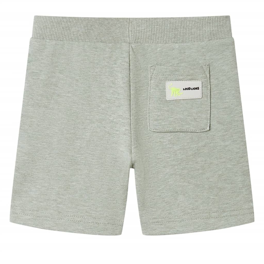 Short pour enfants vidaxl avec trekkoord 128 mixte light cak