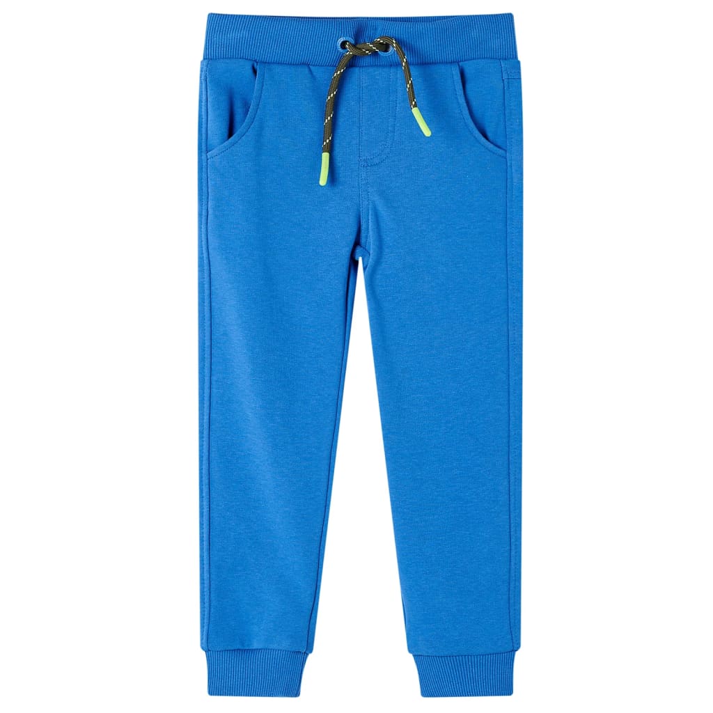 Vidaxl pantalon de jogging pour enfants 128 bleu