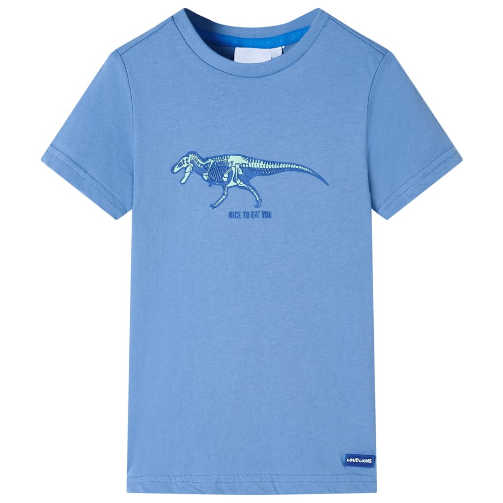 Vidaxl Child's Shirt 92 Middelblauw