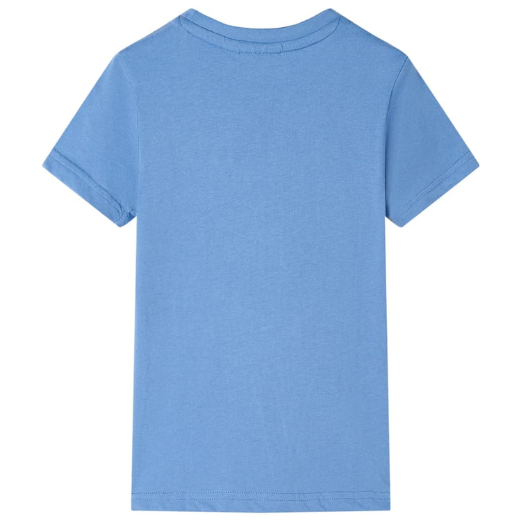 Vidaxl Child's Shirt 128 Middelblauw