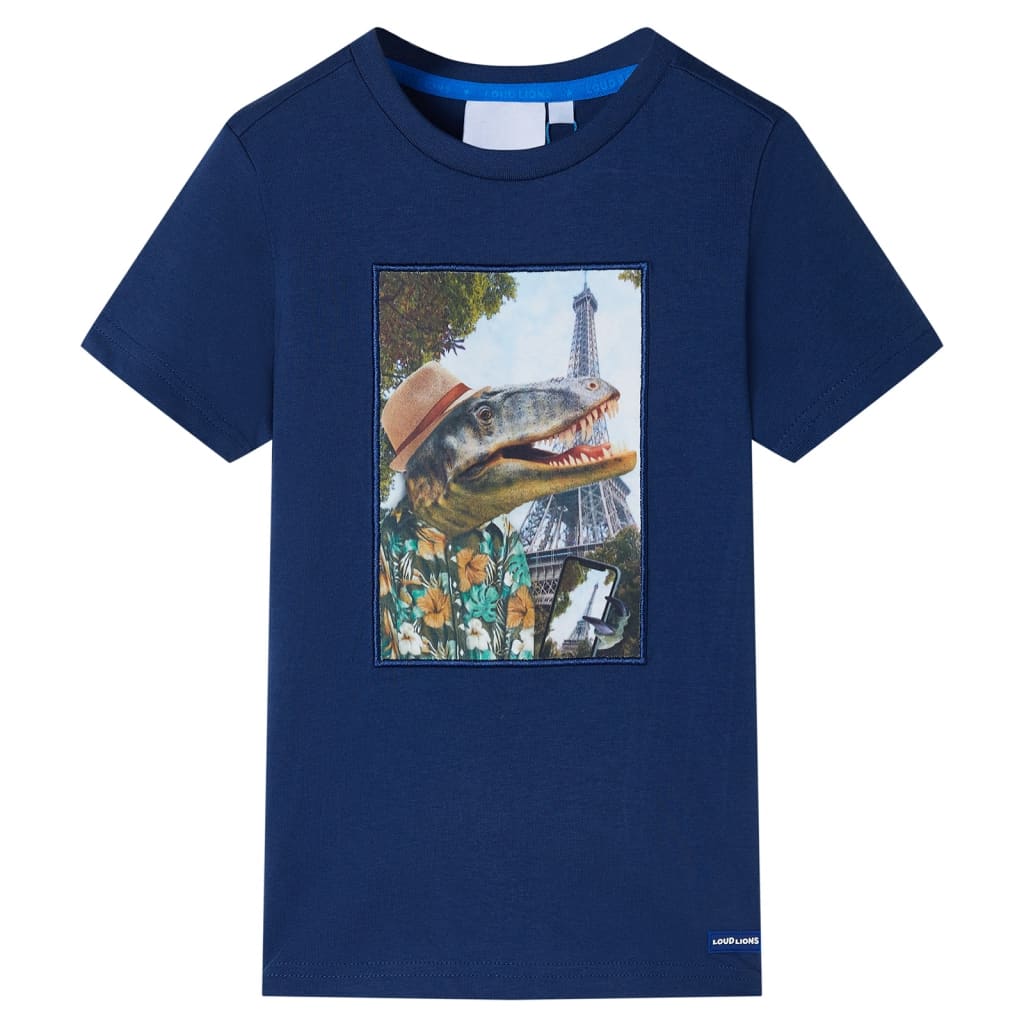 Vidaxl Child's Shirt 92 Bleu foncé