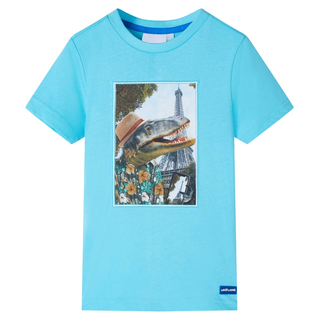 Vidaxl Child's Shirt 128 Sea Bleu