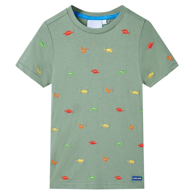 Vidaxl Child's Shirt avec manches courtes 92 Kakikentig