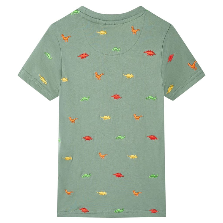 Vidaxl Child's Shirt avec manches courtes 92 Kakikentig