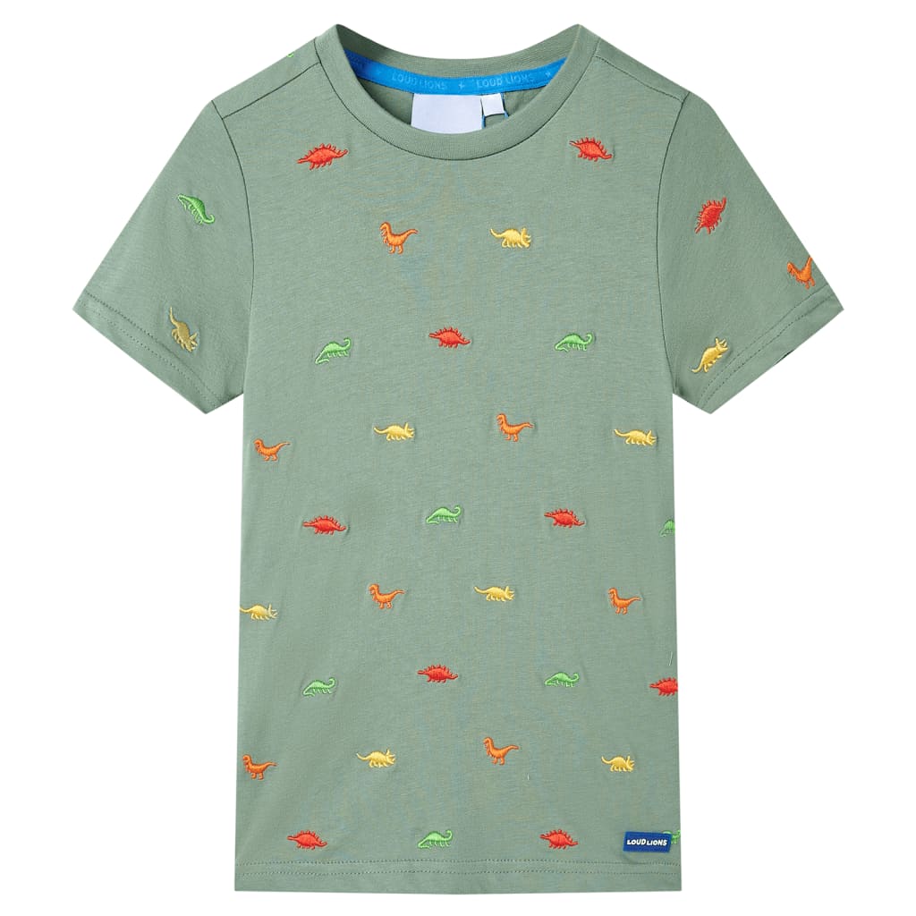 Vidaxl Child's Shirt avec manches courtes 128 Kakikientig