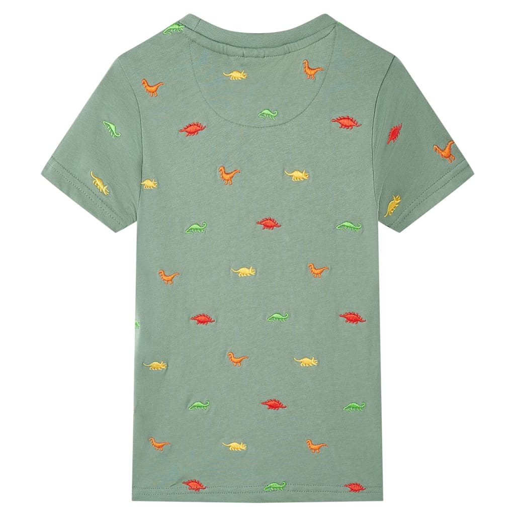 Vidaxl Child's Shirt avec manches courtes 128 Kakikientig