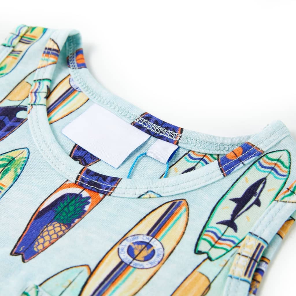 Vidaxl Children's Top 104 Bleu doux mélangé