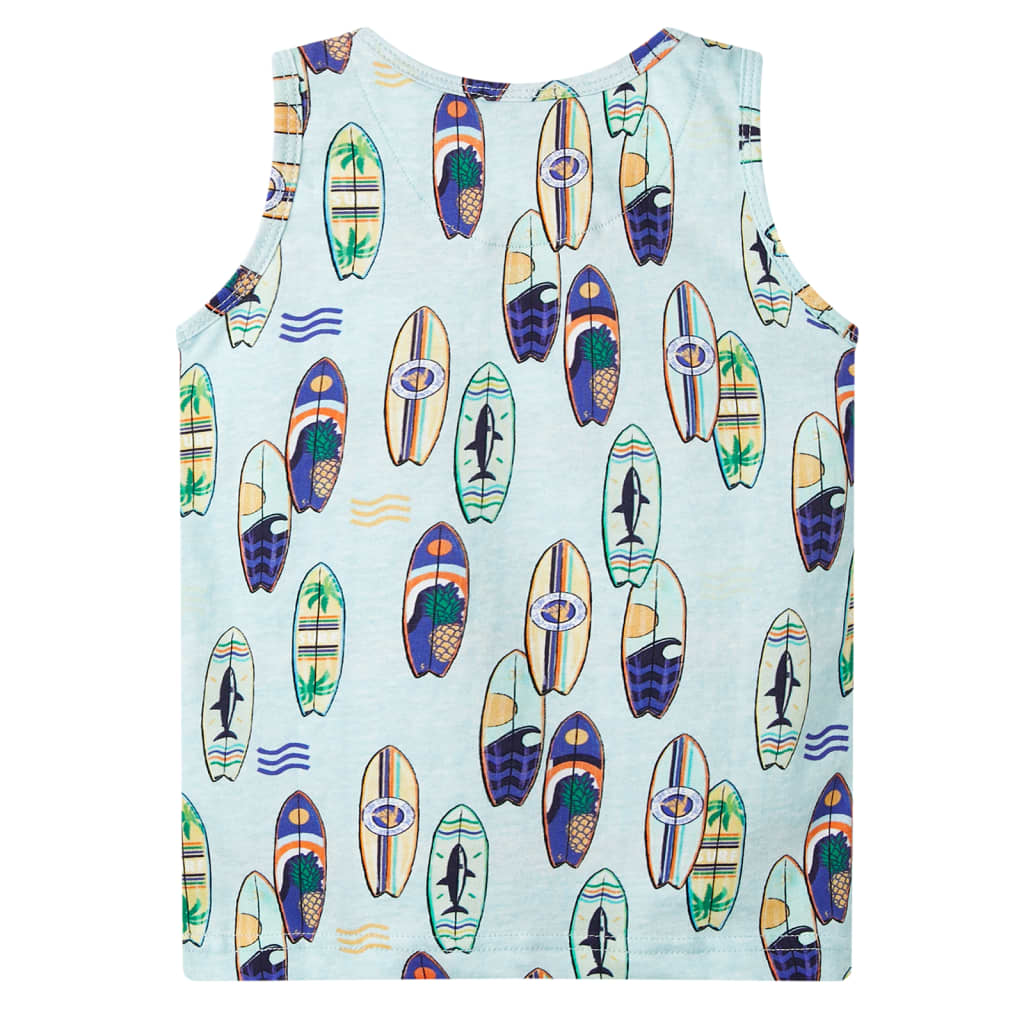 Vidaxl Children's Top 128 Bleu doux mélangé