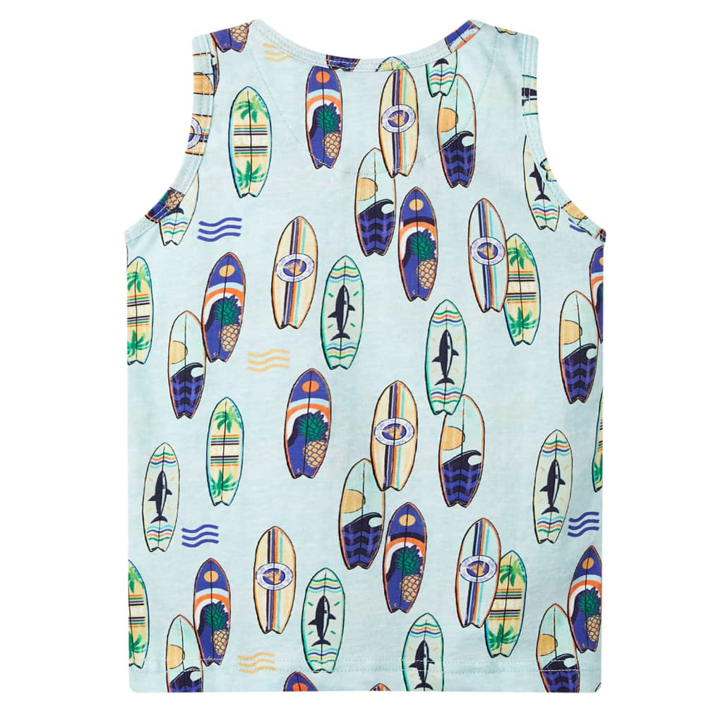 Vidaxl Children's Top 140 Bleu doux mélangé