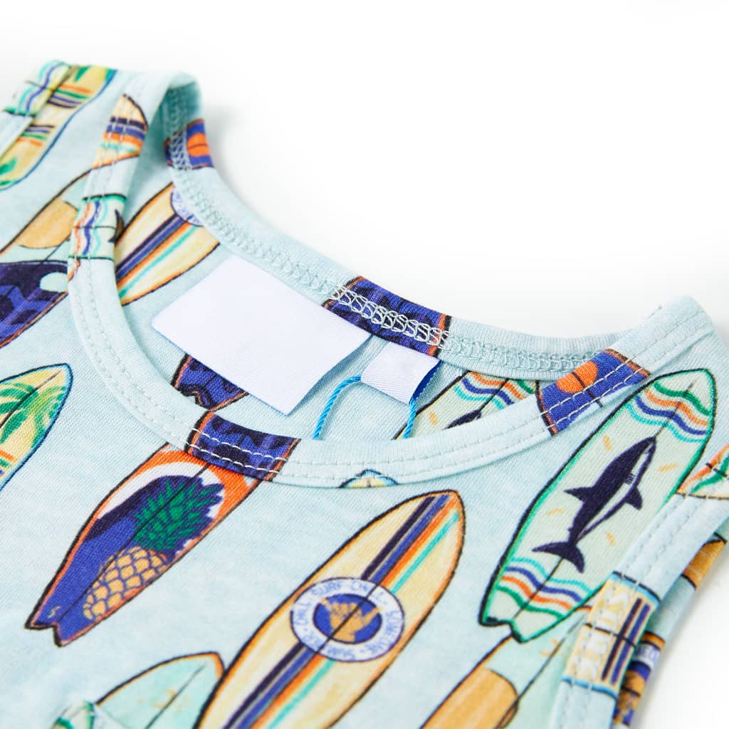 Vidaxl Children's Top 140 Bleu doux mélangé