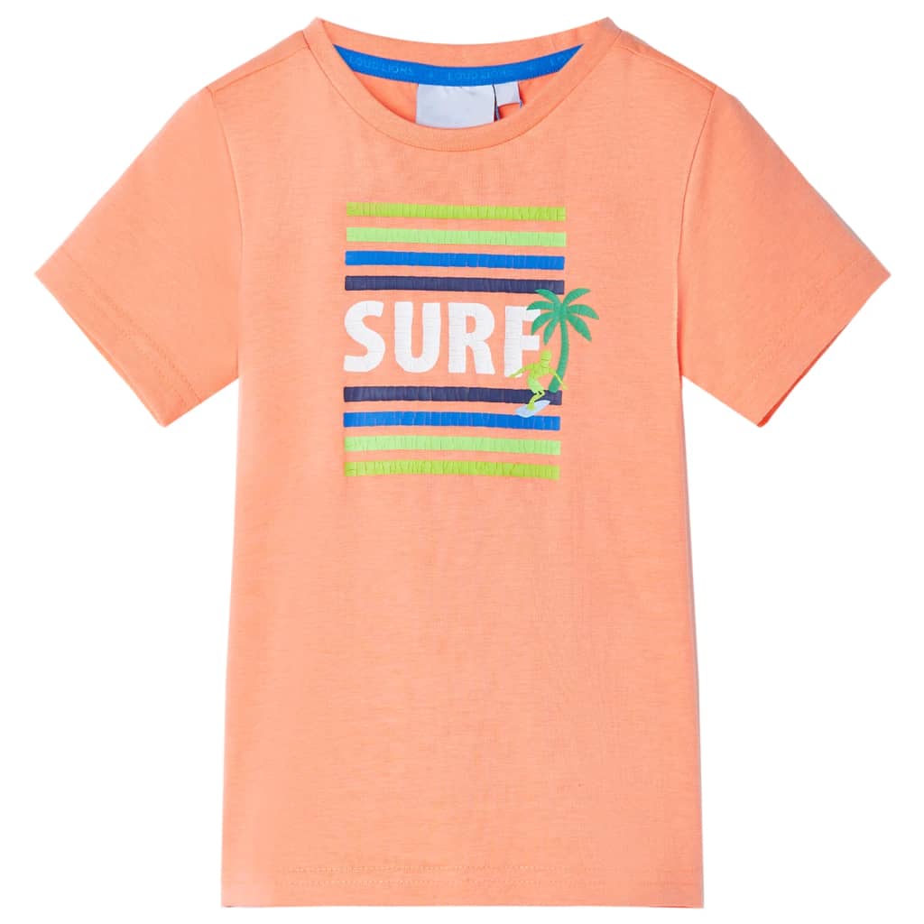 Vidaxl Child's Shirt 92 Neonoranje