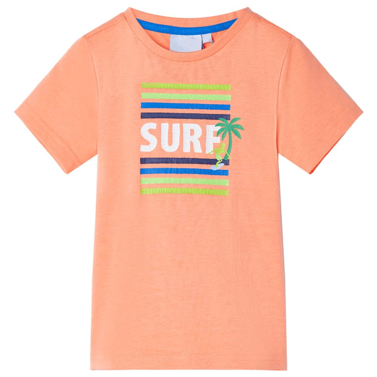 Vidaxl Child's Shirt 116 Neonoranje