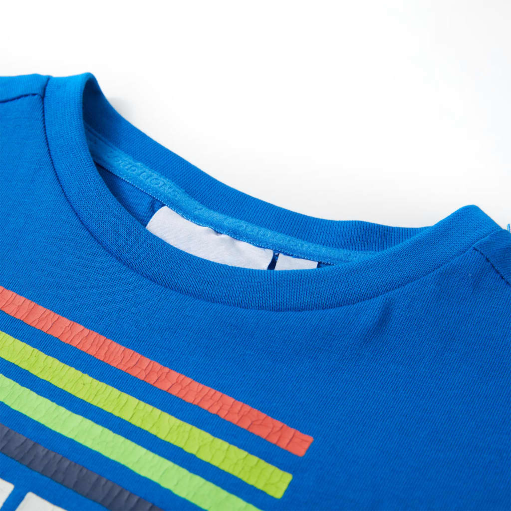 Vidaxl Child's Shirt 104 Felblauw