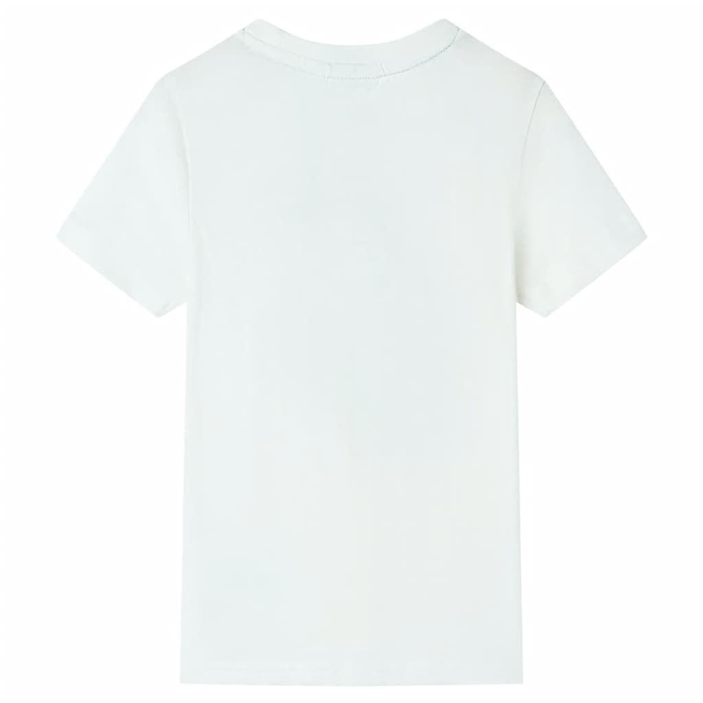 Vidaxl Children's Shirt avec manches courtes 140 ECRU