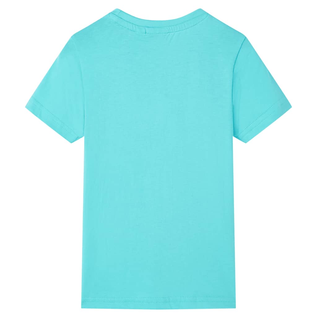Vidaxl Child's Shirt avec manches courtes 92 Bleu de mer