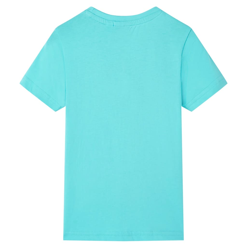 Vidaxl Child's Shirt avec manches courtes 116 bleu de mer
