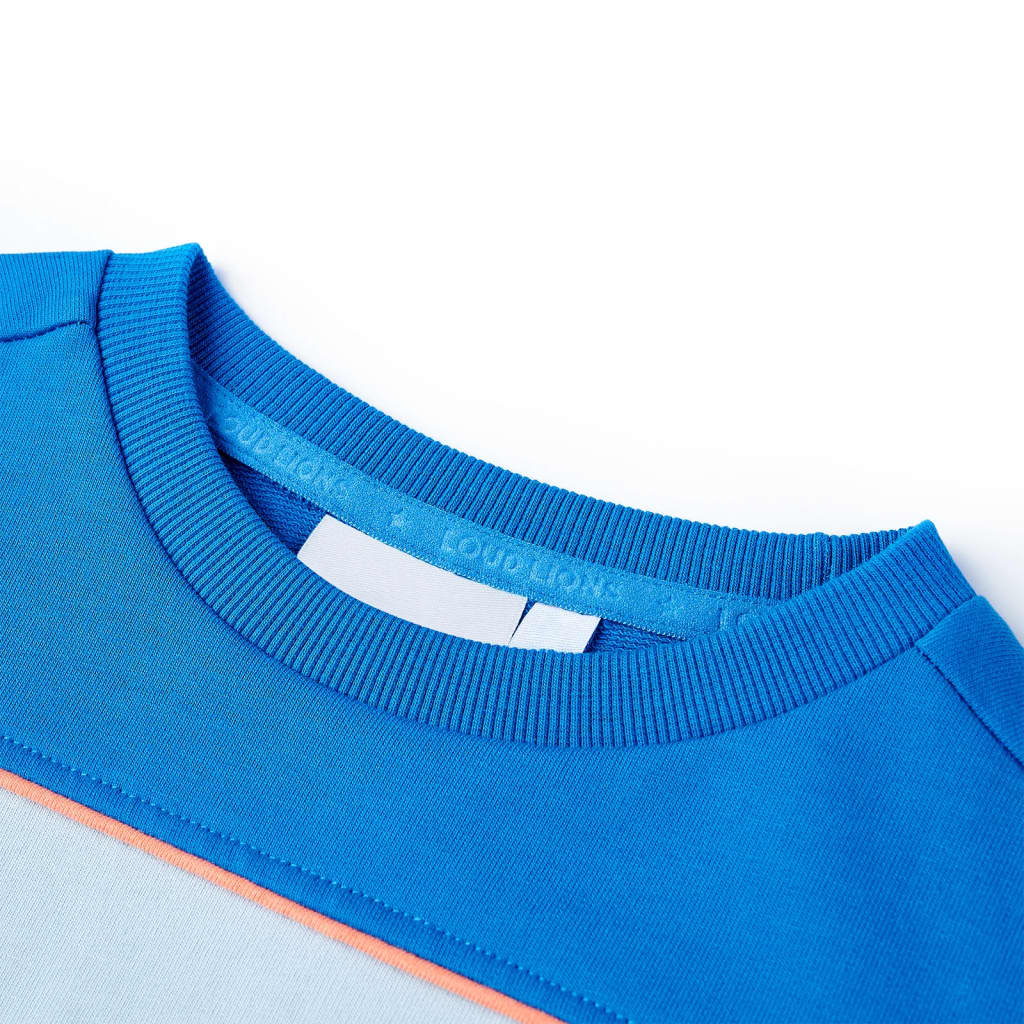 Vidaxl Pull pour enfants 92 bleu vif et bleu clair
