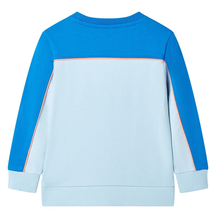 Pull pour enfants vidaxl 104 bleu vif et bleu clair