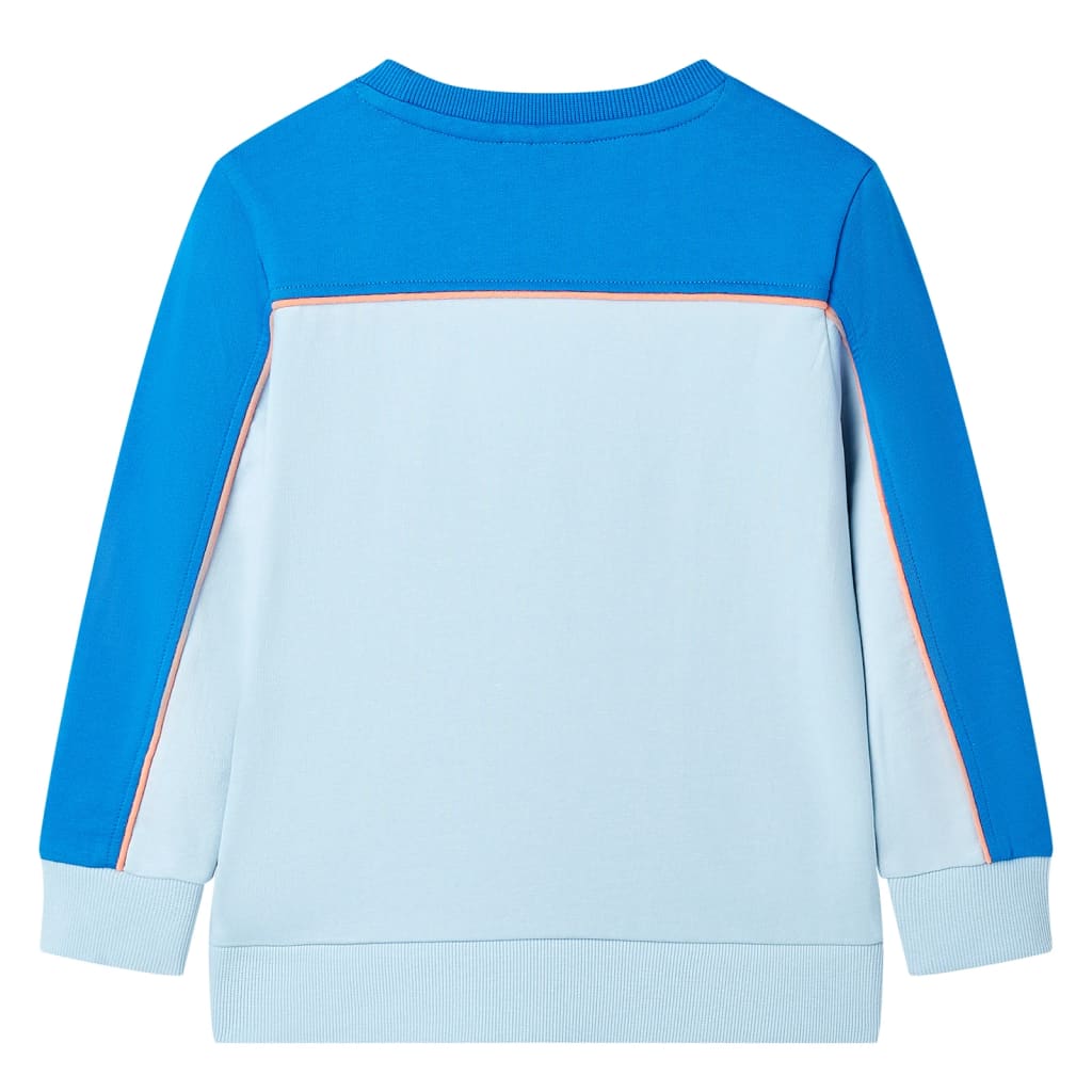 Vidaxl Pull pour enfants 140 bleu vif et bleu clair