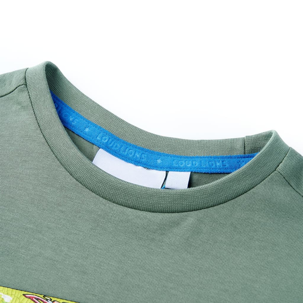 Vidaxl Child's Shirt avec manches courtes 140 Kakikientig