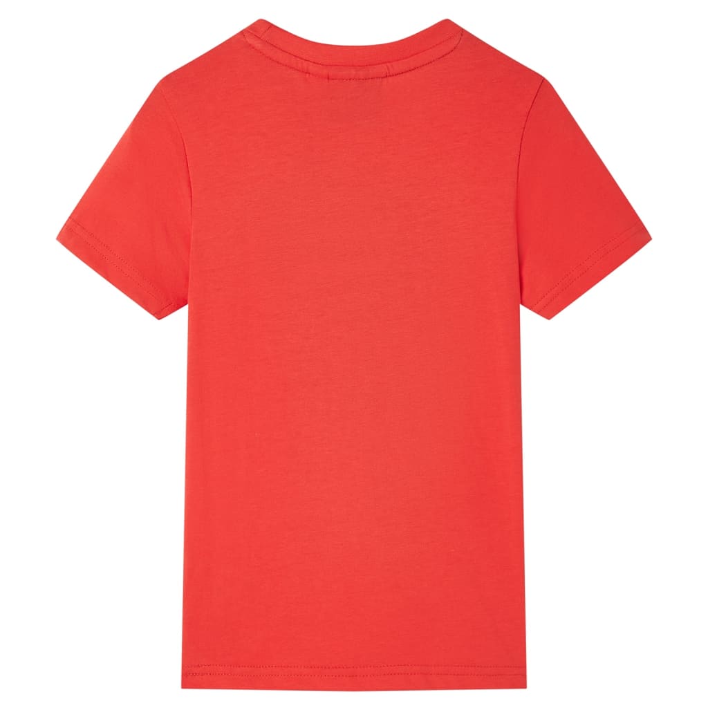 Vidaxl Child's Shirt avec manches courtes 92 rouge