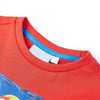 Vidaxl Child's Shirt avec manches courtes 92 rouge