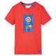 Vidaxl Children's Shirt avec manches courtes 140 rouge