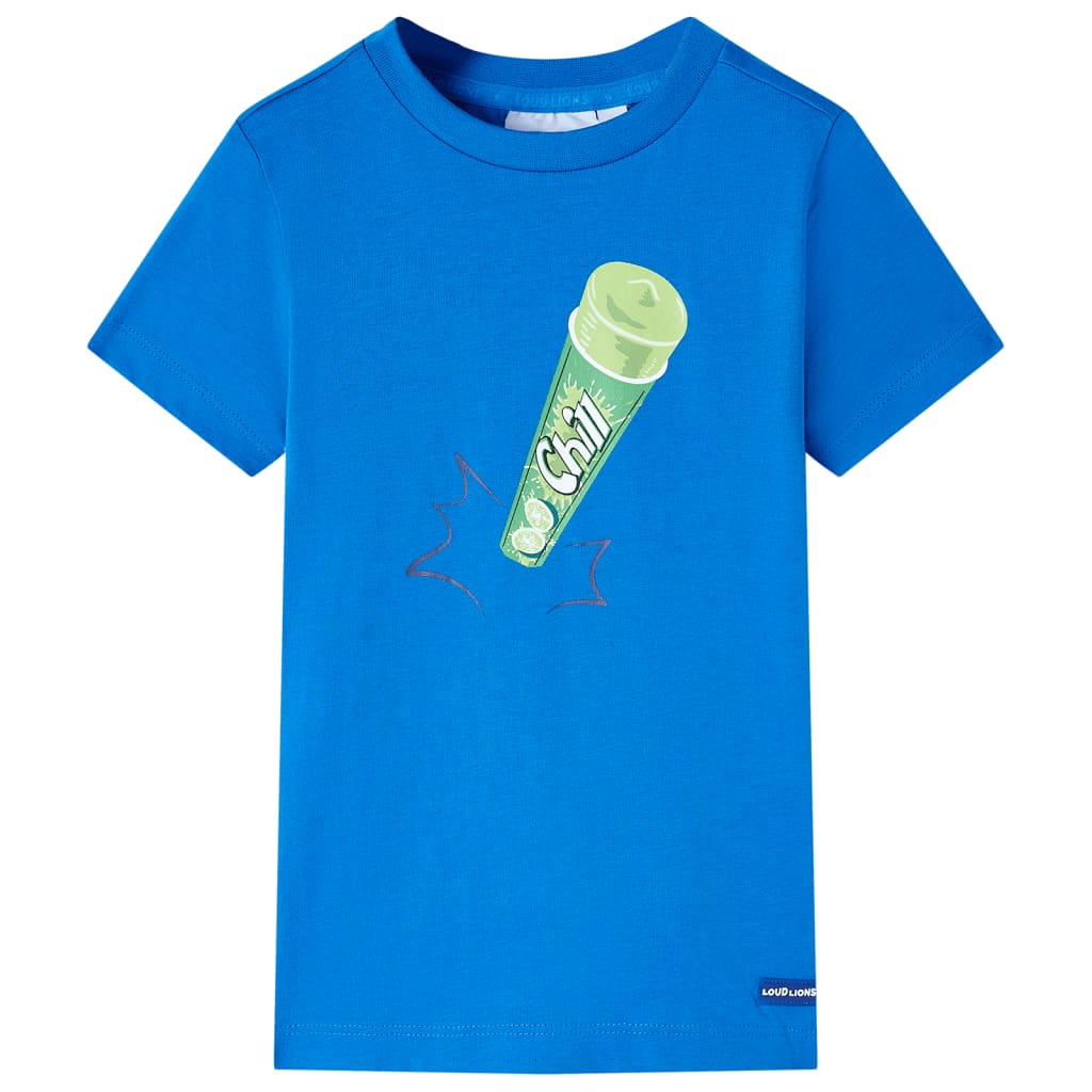 Vidaxl Child's Shirt 140 Felblauw
