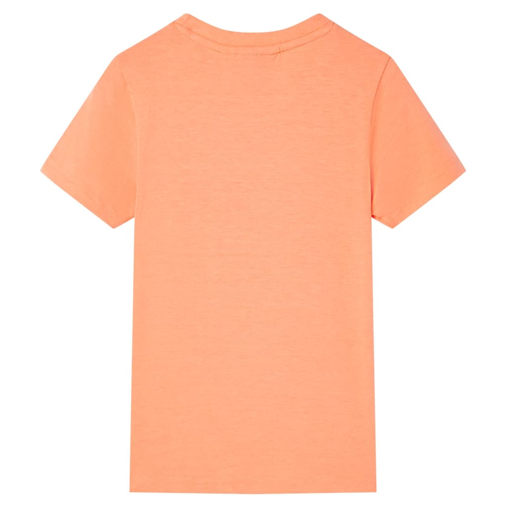 Vidaxl Child's Shirt avec manches courtes 104 Néonoranje
