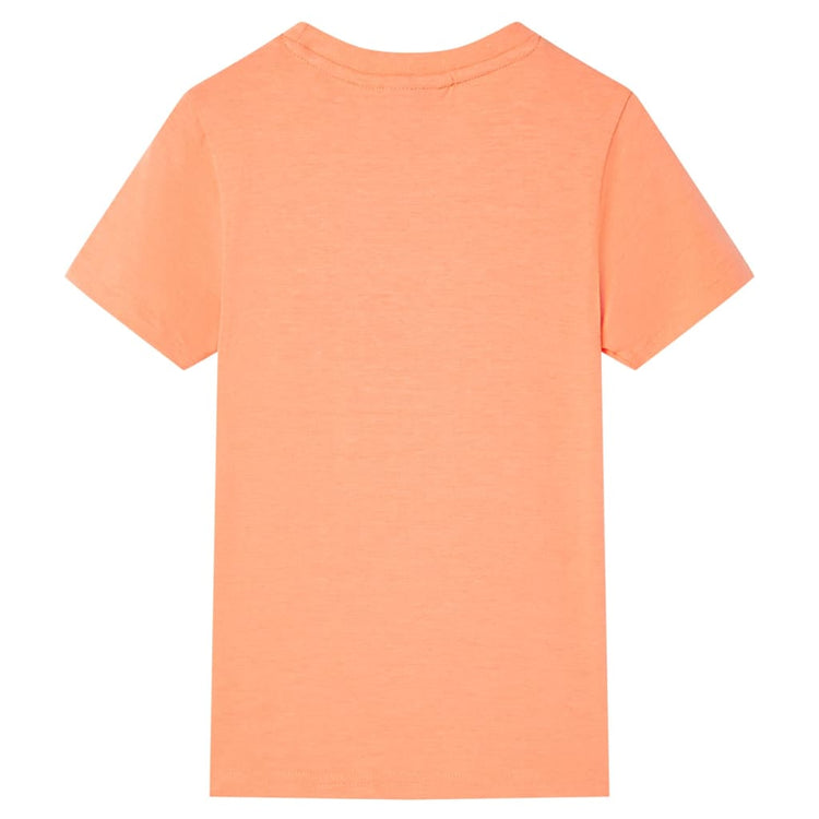 Vidaxl Child's Shirt avec manches courtes 104 Néonoranje