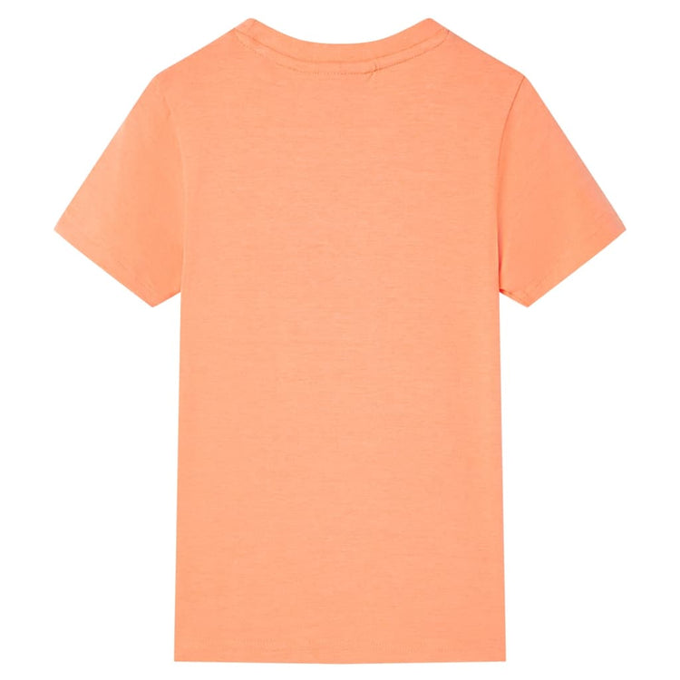 Vidaxl Child's Shirt avec manches courtes 116 Néonoranje
