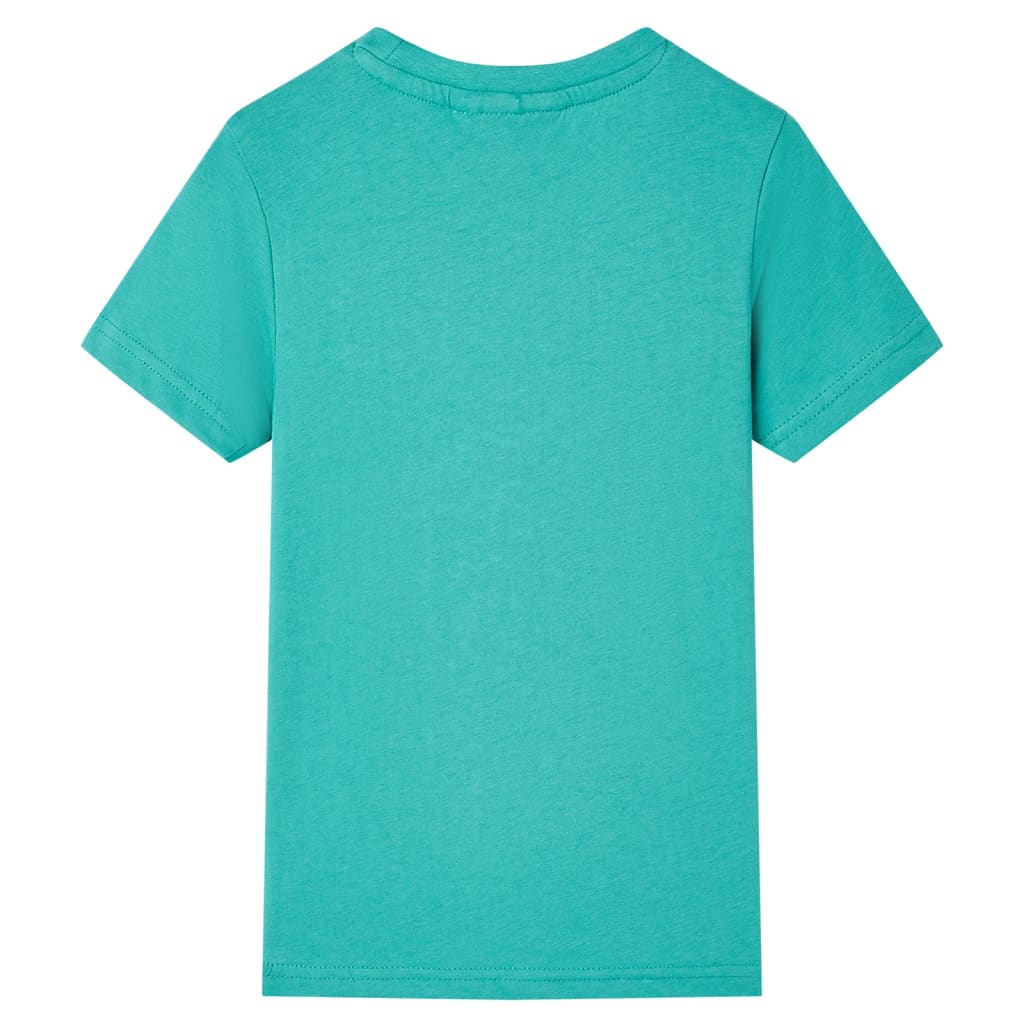 Vidaxl Children's Shirt avec manches courtes 92 Couleur de menthe foncée