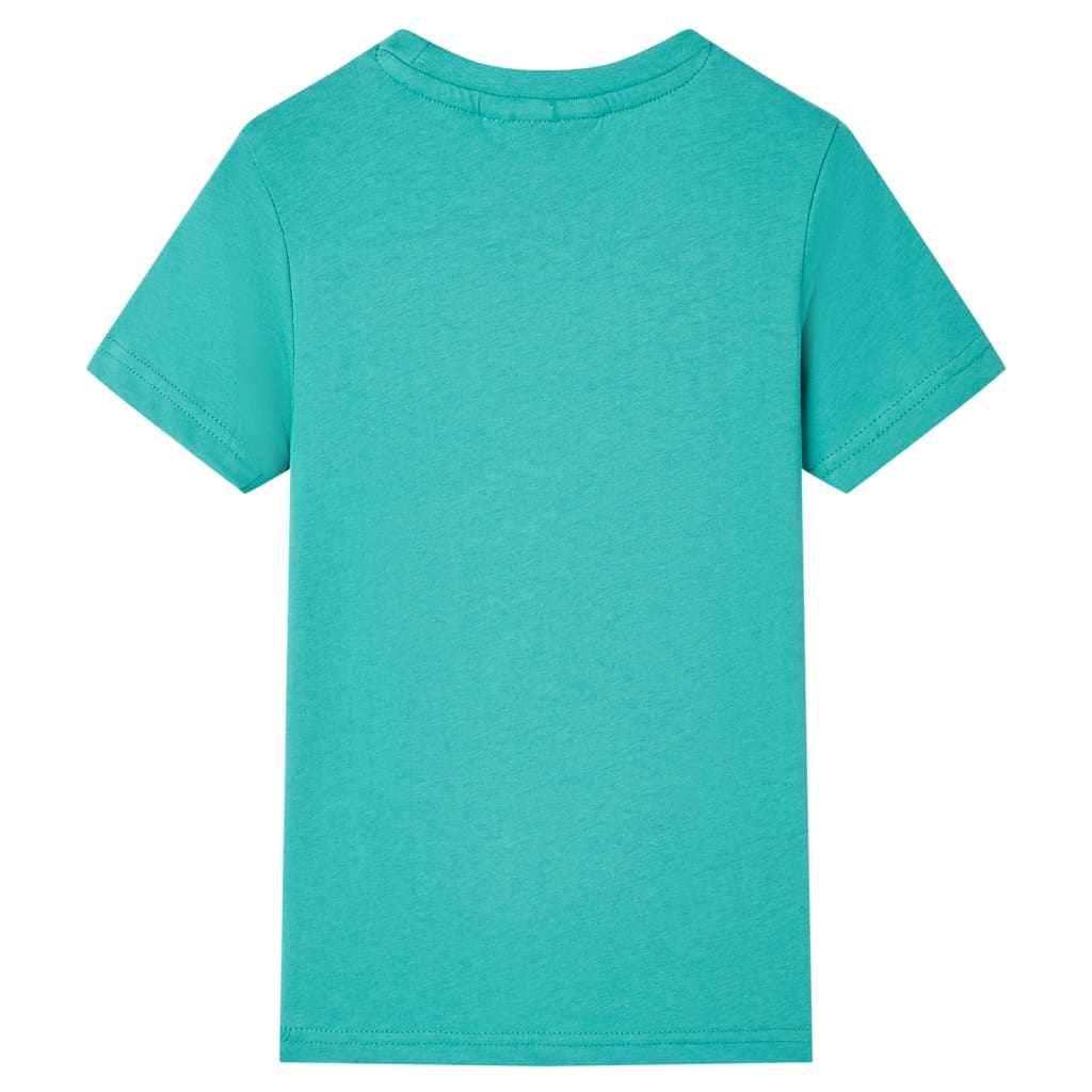 Vidaxl Child's Shirt avec manches courtes 116 Couleurs de menthe foncée