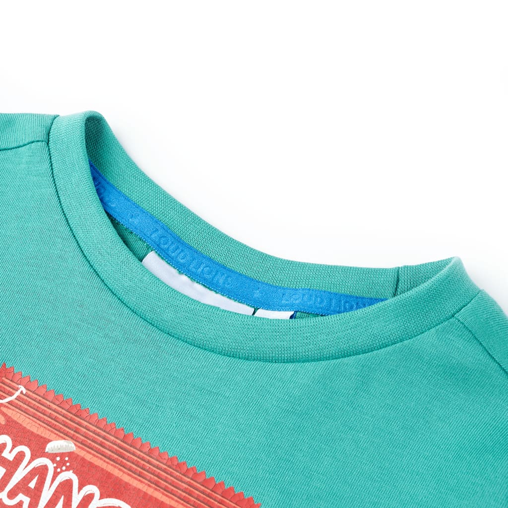 Vidaxl Child's Shirt avec manches courtes 140 Couleurs de menthe foncée