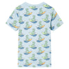 Vidaxl Pyjamas pour enfants avec des manches courtes 104 bleu clair