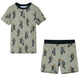 Vidaxl Pyjamas pour enfants avec des manches courtes 92 Lichtkaki