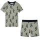 Vidaxl Pyjamas pour enfants avec des manches courtes 116 Lichtkaki