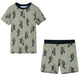 Vidaxl Pyjama pour enfants avec manches courtes 140 Lichtkaki