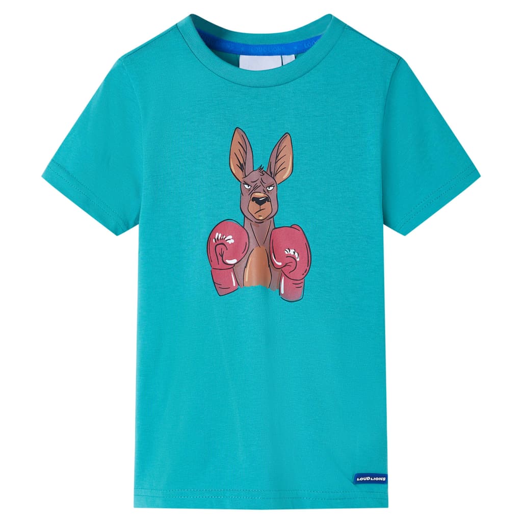 Vidaxl Child's Shirt avec manches courtes 92 Couleurs de menthe foncée