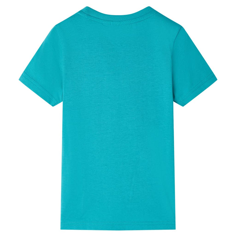 Vidaxl Children's Shirt avec manches courtes 104 Couleur de menthe foncée