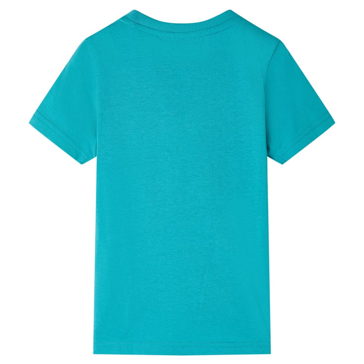 Vidaxl Children's Shirt avec manches courtes 116 Couleur de menthe foncée
