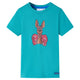 Vidaxl Children's Shirt avec manches courtes 128 Couleur de menthe foncée