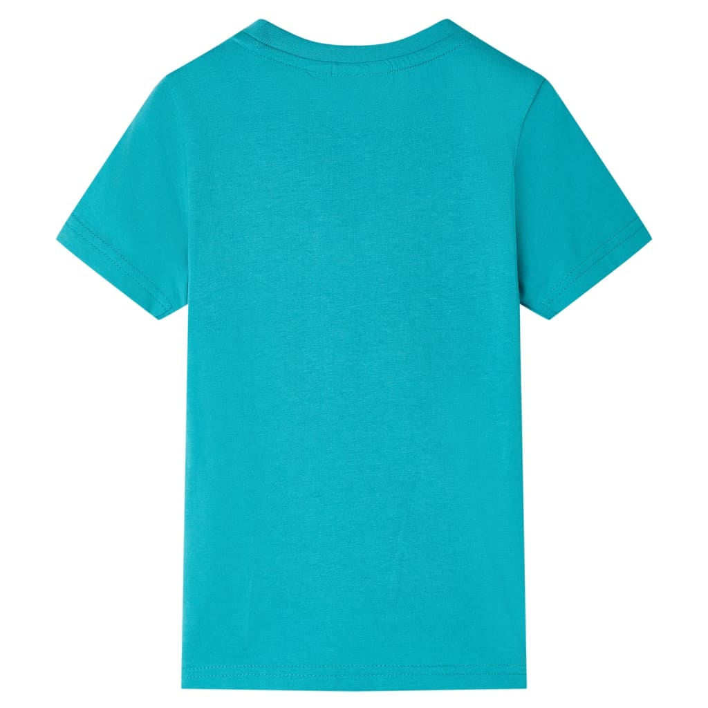 Vidaxl Child's Shirt avec manches courtes 140 Couleur de menthe foncée