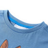 Vidaxl Child's Shirt avec manches courtes 140 bleu moyen
