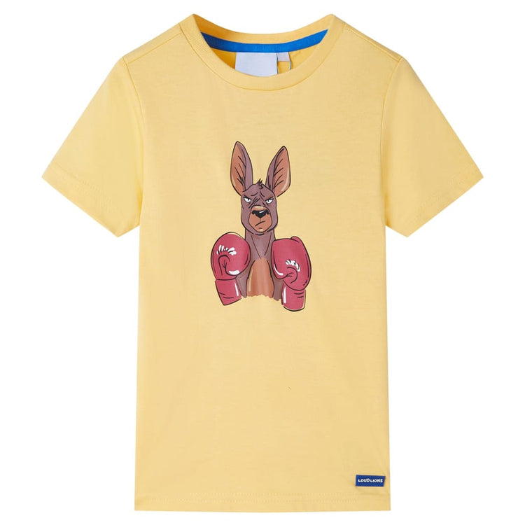 Vidaxl Child's Shirt avec manches courtes 116 jaune