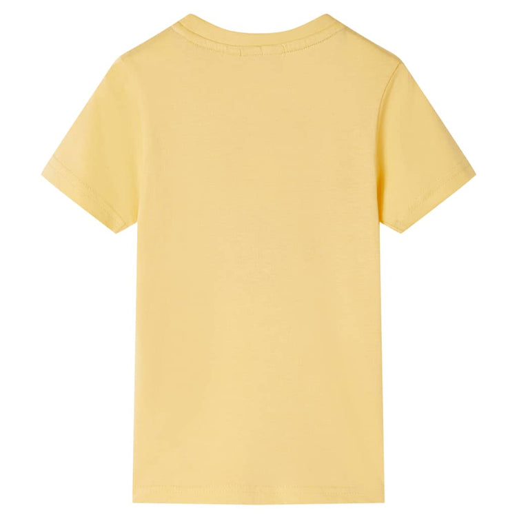 Vidaxl Child's Shirt avec manches courtes 116 jaune