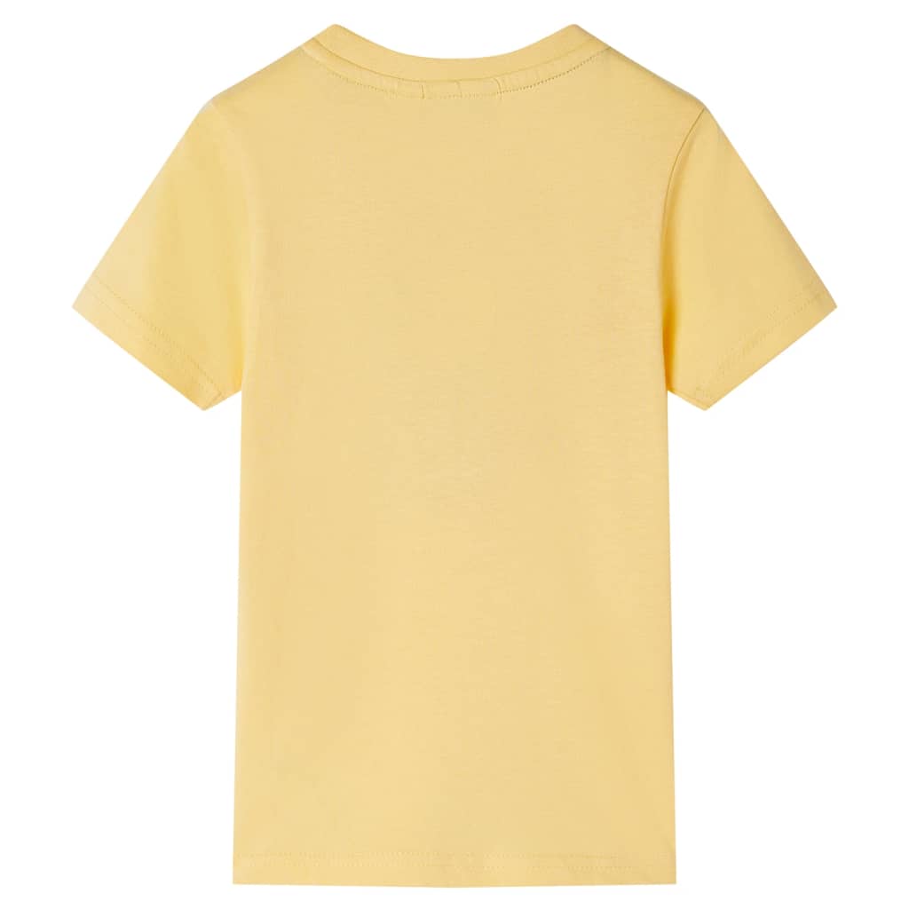 Vidaxl Child's Shirt avec manches courtes 128 jaune